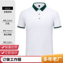 夏季工作服定制 POLO衫 刺绣logo短袖文化广告衫T恤 企业团体衣印字