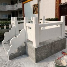 汉白玉石雕旗台栏杆校园单位大理石升旗旗台栏杆栏板雕塑厂家