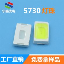 厂家热销 0.5W 3V 150mA 5730灯珠 55-60lm 高亮低光衰led灯珠