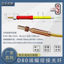 D80光纤端帽熔接保护连接器 QPD80 /QPSMA905 端帽保护连接头光纤