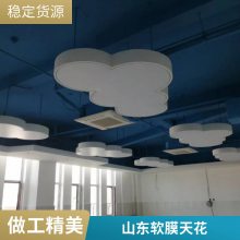 软膜天花吊顶 白色透光膜 a级防火膜 uv软膜 软膜多少钱一平