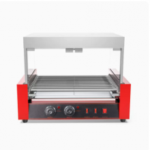 创宇香肠机智能商用全自动控温烤肠机台式热狗机摆摊设备