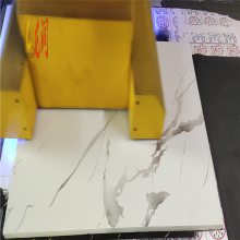 甘肃大理石材UV上色机 5D玉雕石材背景墙彩印设备 人造石UV打印机