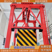处理120吨垃圾站中转设备 垂直式垃圾压缩机 县城垃圾中转站
