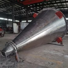 QH-SLX-1000立式电池材料搅拌机 二维不锈钢双螺旋锥形混合机