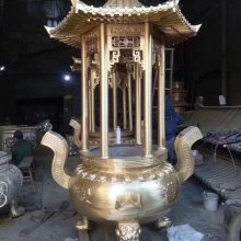 圆形天地香炉 寺庙插香香炉 寺庙长方形香炉