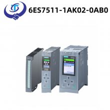 6ES7511-1AK02-0AB0西门子S7-1500CPU模块1511-1 PN中央处理器