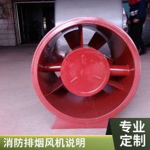 消防通风排烟风机 屋顶排烟防爆轴流风机排烟设备 低噪音耐高温消防排烟风机