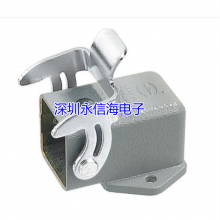 Harting  09200030801 ͷ HAN-3A-agw ԭװظɵԴ HAN 3A ANGL BULKHEAD 1 LEVER METAL