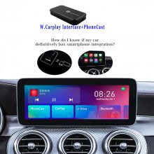 奔驰大众奥迪凯迪拉克沃尔沃有线转无线carplay盒车载同屏器安卓投屏导航系统屏幕镜像英文版
