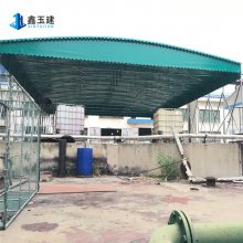 大型电动雨棚 活动仓库雨棚 移动推拉雨棚全国定制-江苏太仓