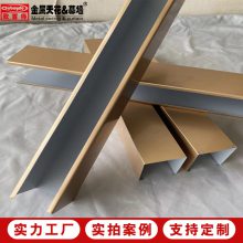 50X100铝方通 定制加工热转印木纹方管 商场吊顶铝通装饰