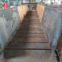 石雕重型链板输送机 六九煤粉碎煤密封式链板输送机