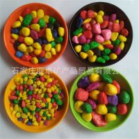 园艺装饰用品 五彩石 彩色小石子 高温烧结彩石子