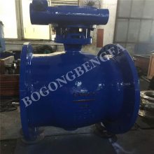 PBQ340H侧装式法兰偏心半球阀 PBQ340H-16Q 球墨铸铁硬密封半球阀