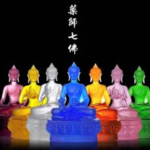 深圳古法琉璃佛像工艺品，寺庙琉璃佛像定制，大号琉璃佛像药师七佛观音琉璃工艺品