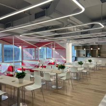 珠海高铁站航诚吊顶幕墙墙面金属装饰铝拉网源头厂家