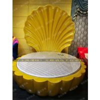 新款亚克力海洋贝壳系列主题床多功能电动床夫妻情侣助力合欢床酒店情趣床