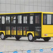 景区旅游观光车 14座17座23座封闭车 不带门电瓶电动观光车