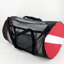 可折叠潜水器材网袋大容量深潜装备收纳袋手提式沙滩游泳网眼包