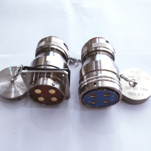 中航光电 4芯150A隔爆型 金属卡口式 防爆连接器