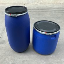 加厚150升塑料桶 耐酸碱桶带盖化工桶 150L150KG公斤海鲜运输桶 废液桶大水桶