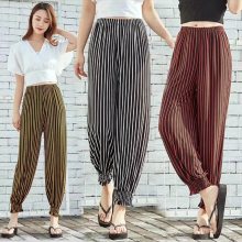 福建泉州女式闊腿褲休閑褲 庫(kù)存跑量牛仔褲低價(jià)批發(fā)