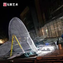 铁艺镂空鹿 来图定制形态设计厂家