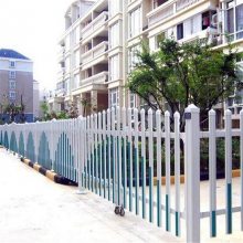 信阳商城pvc别墅护栏塑钢小区庭院围墙护栏草坪花池栏栅