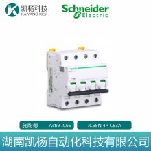 全新施耐德 iC65系列IC65N 4P C63A小型斷路器Schneider Electric