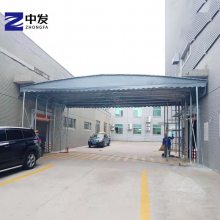 防雨遮阳雨蓬 电动推拉收缩雨棚 防疫小帐篷 加粗加厚材质