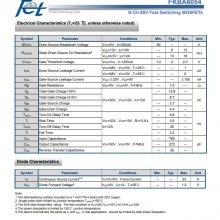 Fet FKBA6054 NͨٿMOS ɫ豸