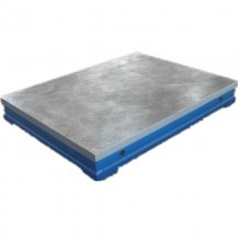 铸铁平板1米检验桌钳工划线平台T型槽焊接装配研磨模具工作台