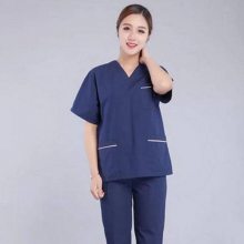 医院医生工作服 工作衣棉质 长短袖套装牙科工作服套装