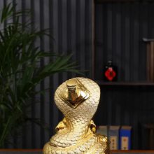 生肖蛇陶瓷酒瓶 5斤装蛇家用密封酒坛酒壶收藏摆件蛇