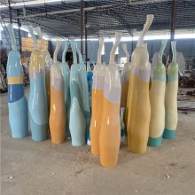 园林灯柱雕塑 玻璃钢雕塑厂 造型独特 肇庆恒创雕塑
