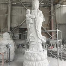 古代石雕佛像的鉴定方法 青石圆雕菩萨立像 款式新颖回购多