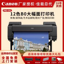 佳能（Canon）PRO-541喷墨大幅面打印机12色图文广告高清印刷照片打印艺术品复制CAD绘图仪