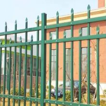 安平路广- 锌钢护栏黑色 厂区、庭院 防攀爬隔离防护围栏 铁艺栏杆