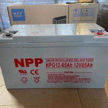 耐普蓄电池NP12-65AH免维护铅酸电动轮椅电池12V65AH电动车电瓶