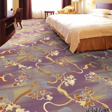 沁园春酒店宴会厅地毯防滑***工程涤纶满铺印花地毯