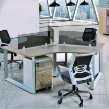 深圳职员办公桌椅组合 钢架板式洽谈桌工作台 简约钢架办公桌