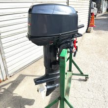 大馬力帶檔位船外機報價 漁船推進器 四沖程汽油掛漿機