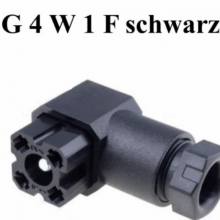 矿用电液支架电磁阀连接器-赫斯曼g4w1f 方形插座线束