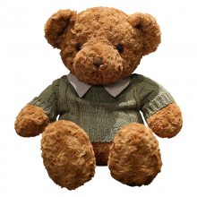 毛衣泰迪熊公仔批发大熊毛绒玩具熊玩偶礼品定制抱抱熊