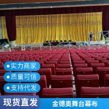 大型舞台幕布会议报告厅阻燃幕布电动升降舞台大幕