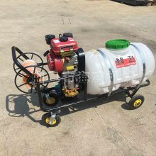 160升高射程汽油喷雾机手推款小型打药机 拉管手动卷管喷雾器