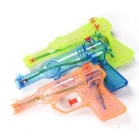 儿童新型迷你喷水水枪多色透明水枪洗澡玩具夏季热销玩具批发