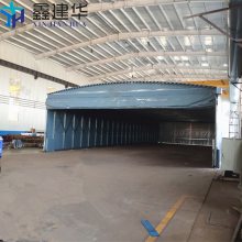 仓库活动雨棚 全封闭式雨棚 施工周期短 独山子