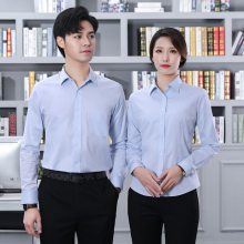 东莞男短袖商务修身韩版衬衫女短袖LOGO刺绣dity定制